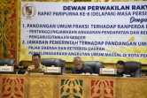 DPRD Pekanbaru Gelar Paripurna Pandangan Umum Fraksi Tentang Ranperda Pajak dan Retribusi Daerah