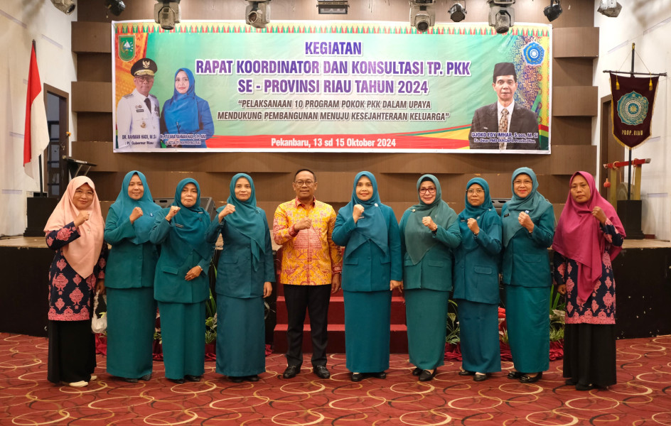 TP-PKK Riau Gelar Rakor, Dorong Penguatan Program Pemberdayaan Keluarga