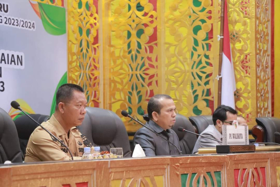 DPRD Gelar Paripurna Penyampaian LKPJ Pemko Pekanbaru Tahun 2023