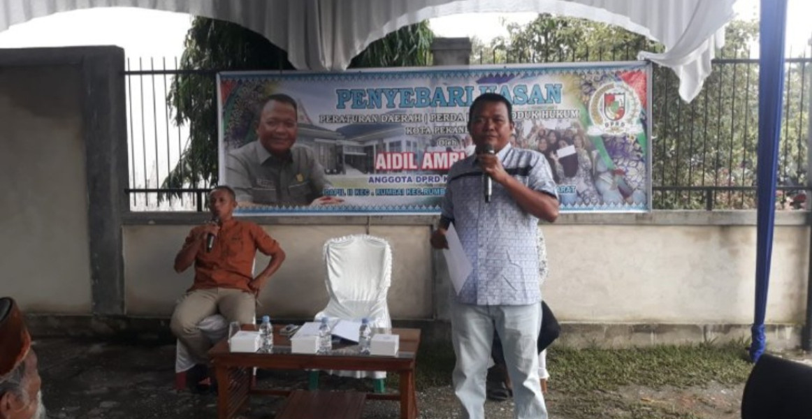 Aidil Amri Sosper Perda Nomor 4 tahun 2023 di Dapilnya